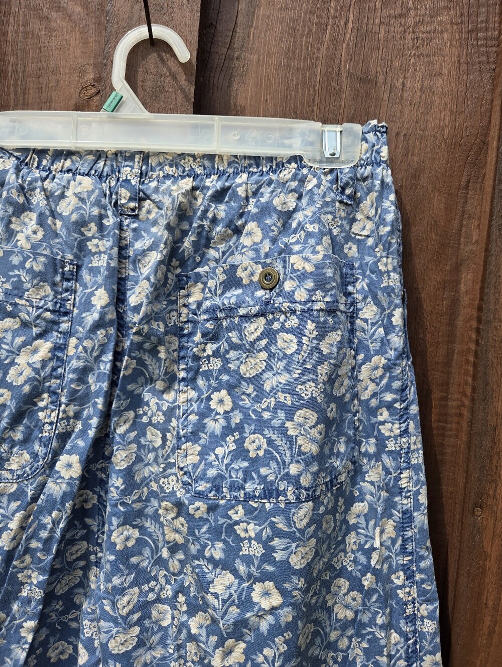 Vintage Lizwear Baggy Wide Leg High Rise Floral Cotton Jeans - Picture 3 of 7